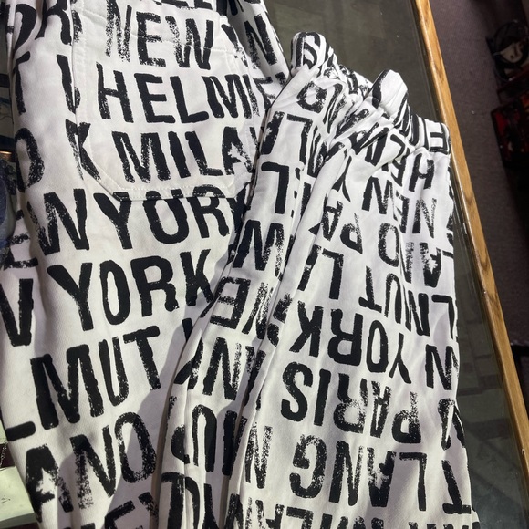 Helmut Lang HLM 59436 Mens White All Over Jogger Sweatpants Size M - Picture 12 of 14